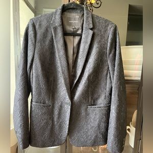 Banana Republic Black Lace Overlay Blazer, Sz 12